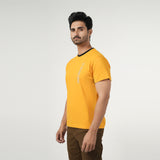Eminent Men's Half Sleeves Round Neck T-Shirt - Yellow, Men's T-Shirts & Polos, Eminent, Chase Value