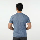 Eminent Men's Round Neck Half Sleeves T-Shirt - Ash Blue, Men's T-Shirts & Polos, Eminent, Chase Value