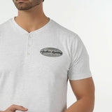 Eminent Men's Round Neck Half Sleeves Printed T-Shirt - Oatmeal, Men's T-Shirts & Polos, Eminent, Chase Value