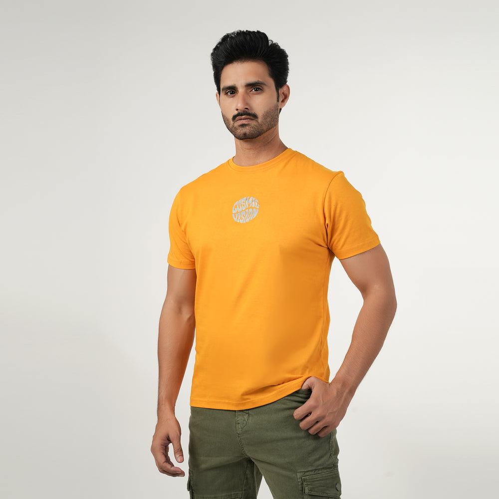 Eminent Men's Half Sleeves Round Neck T-Shirt - Yellow, Men's T-Shirts & Polos, Eminent, Chase Value