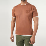 Eminent Men's Half Sleeves Round Neck T-Shirt - Brown, Men's T-Shirts & Polos, Eminent, Chase Value