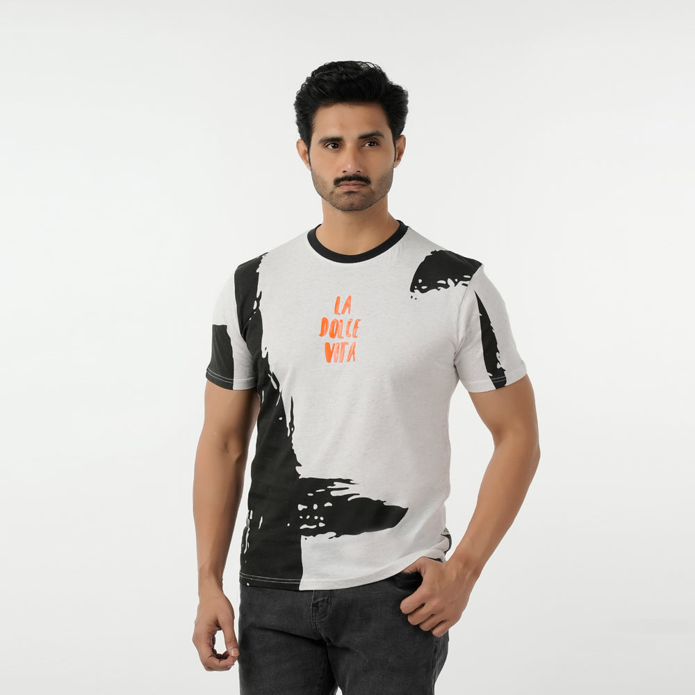 Eminent Men's Half Sleeves T-Shirt - Oatmeal, Men's T-Shirts & Polos, Eminent, Chase Value