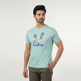 Eminent Men's Half Sleeves Round Neck T-Shirt - Cyan, Men's T-Shirts & Polos, Eminent, Chase Value
