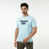 Eminent Men's Half Sleeves T-Shirt - Blue, Men's T-Shirts & Polos, Eminent, Chase Value