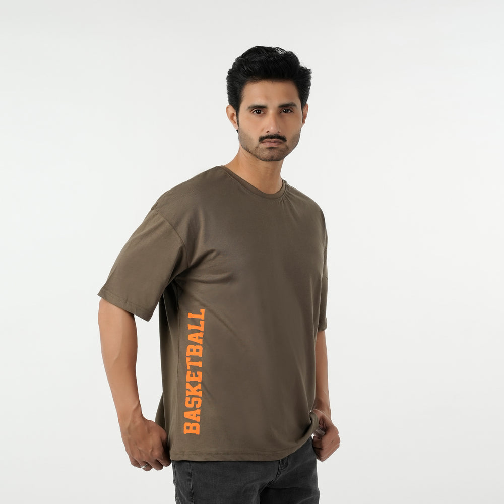 Eminent Men's Round Neck Half Sleeves T-Shirt - Olive, Men's T-Shirts & Polos, Eminent, Chase Value