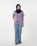 Eminent Women's Half Sleeves Printed T-Shirt - Purple, Women T-Shirts & Tops, Eminent, Chase Value