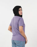 Eminent Women's Half Sleeves Printed T-Shirt - Purple, Women T-Shirts & Tops, Eminent, Chase Value