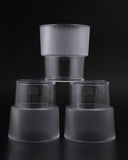 H&T Frosted Stackable 3Pc Glass Set - White, Glassware & Drinkware, Chase Value, Chase Value