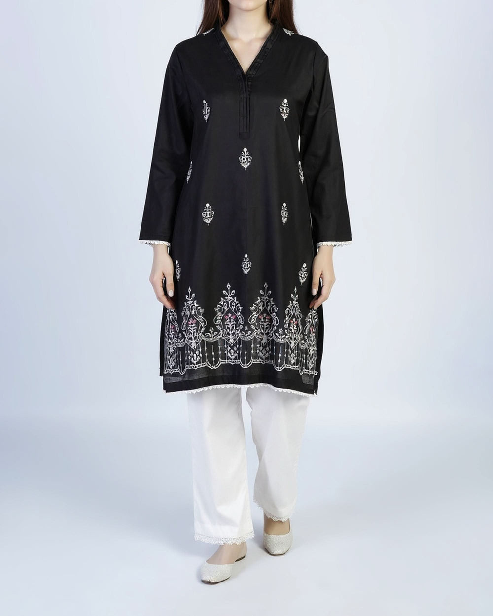 Valuables Women's Embroidered Kurti, Women Ready Kurtis, Chase Value, Chase Value