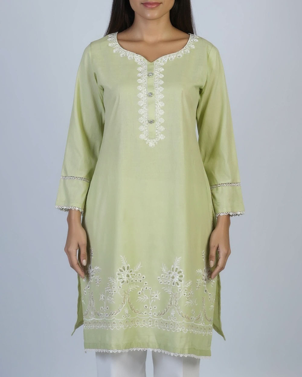 Valuables Women's Embroidered Kurti, Women Ready Kurtis, Chase Value, Chase Value