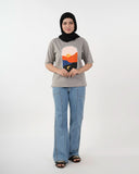 Eminent Women's Half Sleeves Printed T-Shirt - Frost Grey, Women T-Shirts & Tops, Eminent, Chase Value