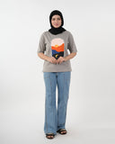 Eminent Women's Half Sleeves Printed T-Shirt - Frost Grey, Women T-Shirts & Tops, Eminent, Chase Value