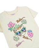 Valuables Girls' Half Sleeves Suit