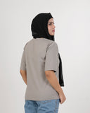 Eminent Women's Half Sleeves Printed T-Shirt - Frost Grey, Women T-Shirts & Tops, Eminent, Chase Value