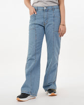 Eminent Women's Wider Leg Denim Pant - Light Blue, Women Pants & Tights, Eminent, Chase Value