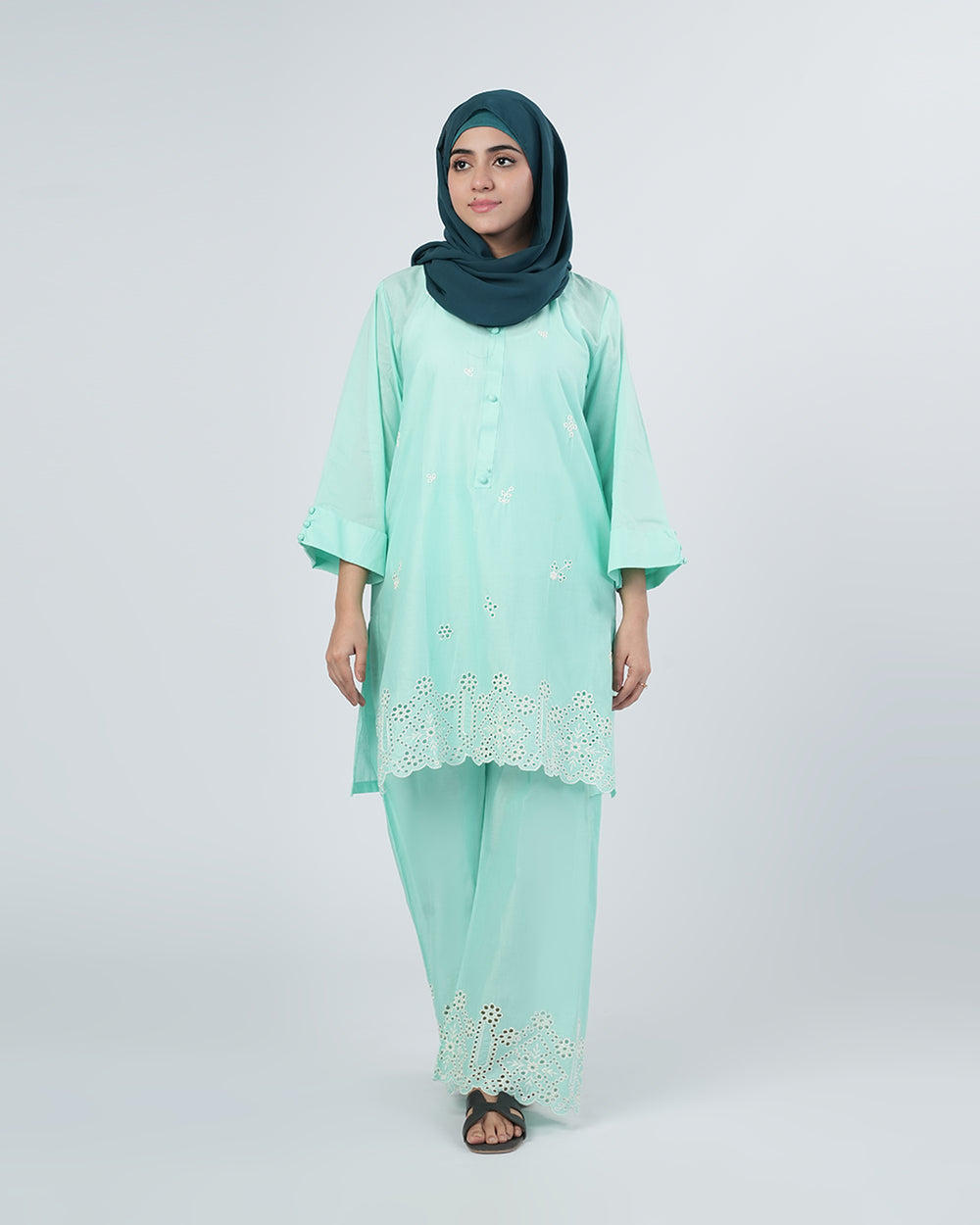 Valuables Women Fusion Embroidered 2-Piece Suit, Women Shalwar Suits, Chase Value, Chase Value