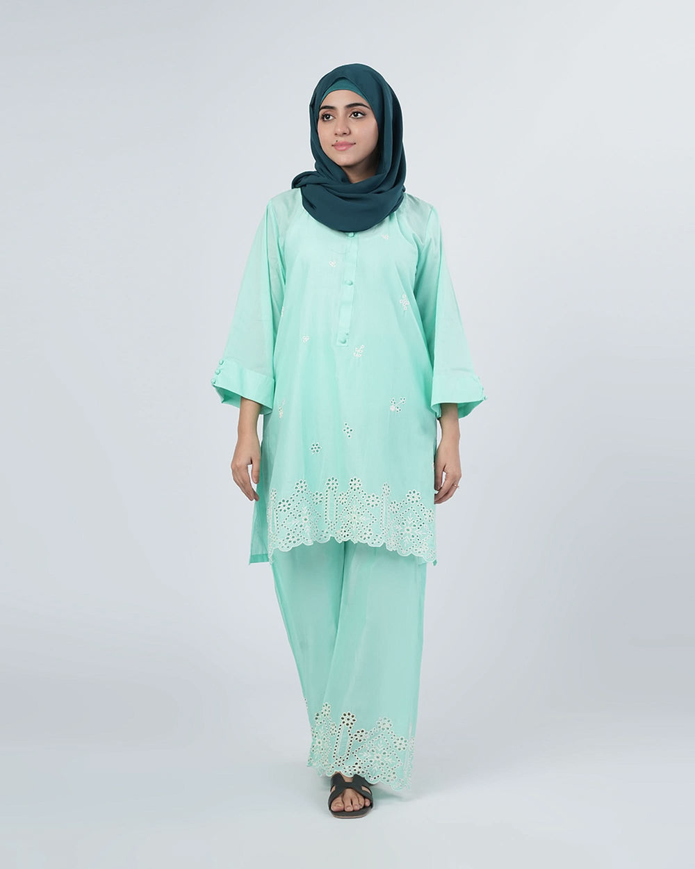 Valuables Women Fusion Embroidered 2-Piece Suit, Women Shalwar Suits, Chase Value, Chase Value
