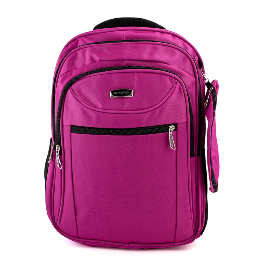 JN Power Backpack – Durable, Multi-Compartment Bag for Daily Use - Dark Pink, School Bags, Chase Value, Chase Value