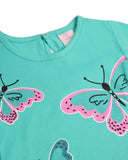 Valuables Girls Half Sleeve Skirt Suit