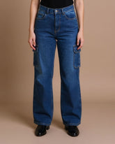 Women Cargo Denim Pants, Women Pants & Tights, Chase Value, Chase Value