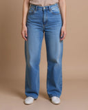 Women's Straight Leg Denim Pants, Women Pants & Tights, Chase Value, Chase Value