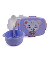 Plastic Lunch Box - Light Purple, Tiffin Boxes & Bottles, Chase Value, Chase Value