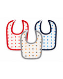 Valuables Baby Velcro Bibs - Pack of 3