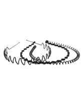 Men's Metal Spring Hair Band - 3 Pc Pack