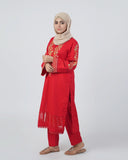 Eminent Women's Embroidered 02 Pcs Shalwar Suits - Red, Women Shalwar Suits, Eminent, Chase Value