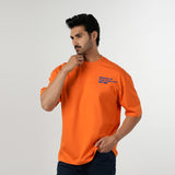Eminent Men's Round Neck Half Sleeves T-Shirt - Orange, Men's T-Shirts & Polos, Eminent, Chase Value