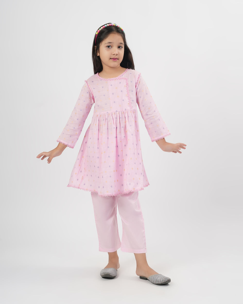 Eminent Girls' Signature Embroidered Dyed 2Pc Suit, Girls Shalwar Kameez, Eminent, Chase Value