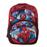 Kids Character Backpack โ 20" Large Cartoon Bag for School - Black & Red, School Bags, Chase Value, Chase Value