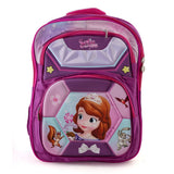 Kids Character Backpack – 20" Large Cartoon Bag for School - Purple, School Bags, Chase Value, Chase Value
