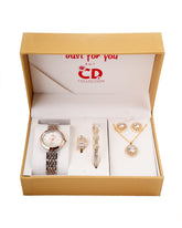 Women's Watch & Jewellery Gift Set