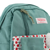 Kids Backpack with Teddy – 10" Inch Plush Bag for Toddlers - Steel Green, School Bags, Chase Value, Chase Value