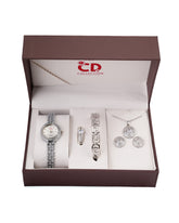Women's Watch & Jewellery Gift Set