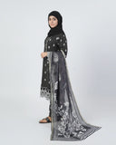 Eminent Women'S Dyed Slub 3Pcs Suit - Black, Women Shalwar Suits, Eminent, Chase Value