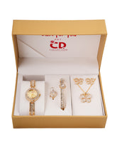 Women's Watch & Jewellery Gift Set
