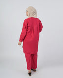 Women’s Stitched 2-Piece Cotton Co-Ord Set – Pink, Women Shalwar Suits, Eminent, Chase Value