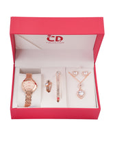 Women's Watch & Jewellery Gift Set