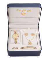 Women's Watch & Jewellery Gift Set