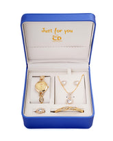 Women's Watch & Jewellery Gift Set