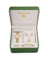 Women's Watch & Jewellery Gift Set