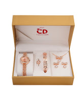 Women's Watch & Jewellery Gift Set
