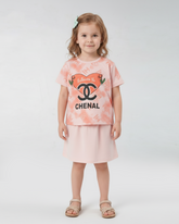 Valuables Girls' Half Sleeves Suit