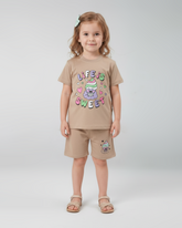 Valuables Girls' Half Sleeves Suit