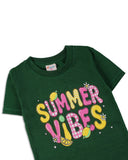 Valuables Girls' Half Sleeves Suit