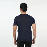 Valuable Men's Half Sleeves T-Shirt -Navy Blue, Men's T-Shirts & Polos, Chase Value, Chase Value