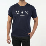 Valuable Men's Half Sleeves T-Shirt -Navy Blue, Men's T-Shirts & Polos, Chase Value, Chase Value
