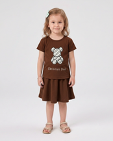 Valuables Girls' Half Sleeves Suit